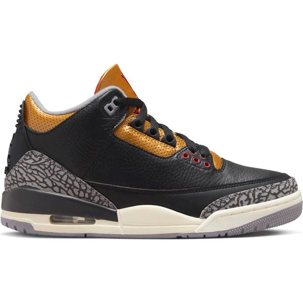 Jordan 3 Retro Black Cement Gold (Women's) Shoes