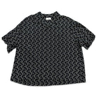 Celine Ghost Print Camp Shirt Black/White Apparel