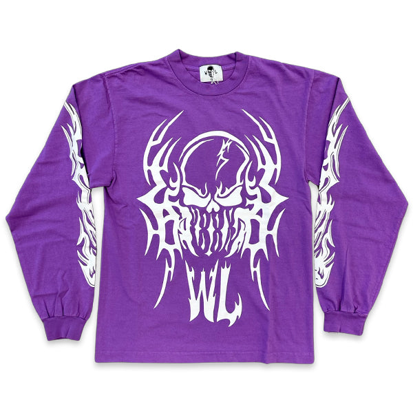 Warren Lotas Hazard Long Sleeve T-Shirt Purple Apparel