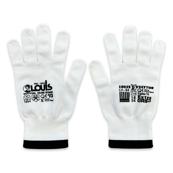 Louis Vuitton x Virgil Abloh Japan Pop Up Exclusive Work Gloves White Accessories