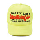 Sicko Born From Pain Laundry Trucker Hat Neon Yellow/Neon Accessories