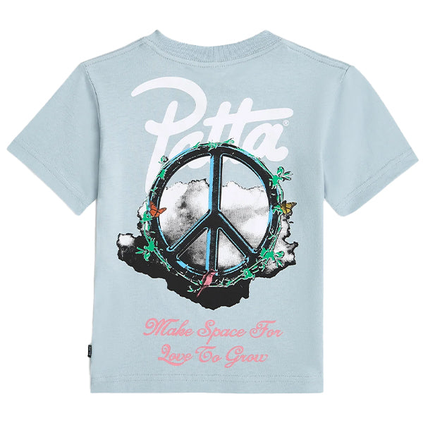 Patta Xerox Peace T-Shirt Dusty Blue Apparel