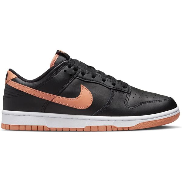 Nike Dunk Low Black Amber Brown Shoes