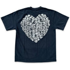 Warren Lotas Heart Skull Pile T-Shirt Black Apparel