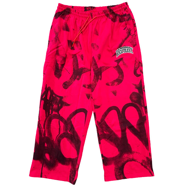 GV Gallery Raspberry Hills Graffiti Sweatpants Red Apparel