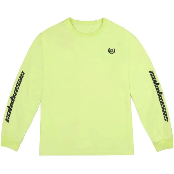 adidas Yeezy Calabasas Long Sleeves Tee Frozen Yellow Apparel