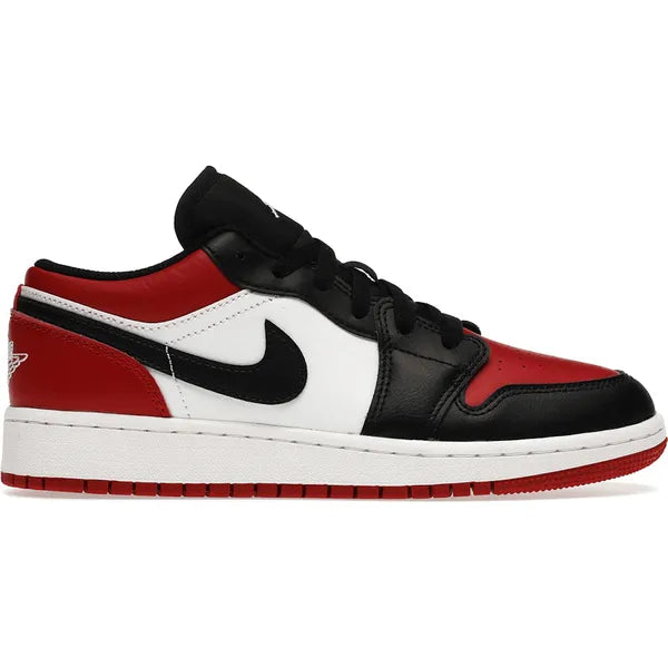 Jordan 1 Low Bred Toe (GS) Sneakers