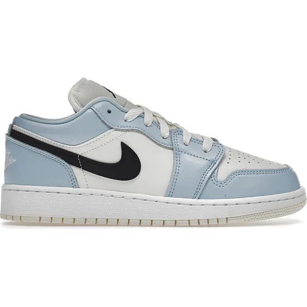 Jordan 1 Low Ice Blue Black (GS) Sneakers