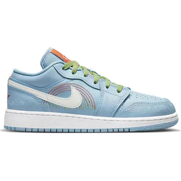 Jordan 1 Low SE Stitch (GS) Sneakers