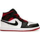 Jordan 1 Mid Gym Red Black Toe Sneakers