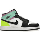 Jordan 1 Mid Pastel Black Toe (GS) Sneakers