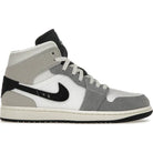 Jordan 1 Mid SE Craft White Cement Grey Black Sneakers