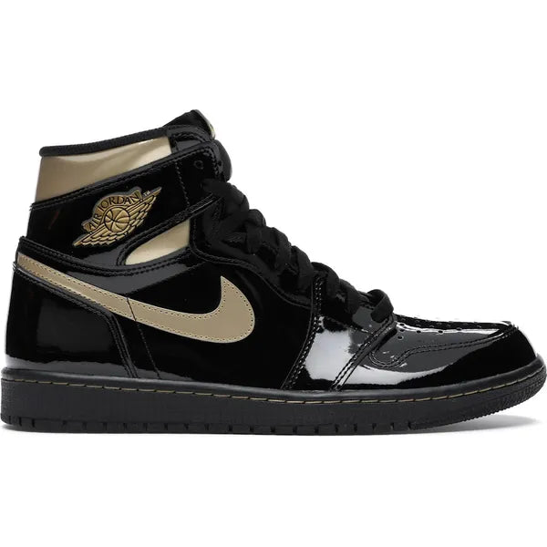 Black and fashion gold ovo jordans