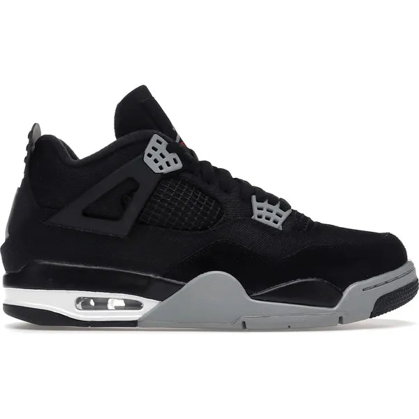 Jordan 4 Retro SE Black Canvas Sneakers