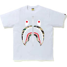 BAPE Sta Camo Shark Tee White/Yellow Apparel