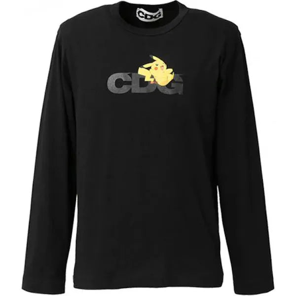 CDG x Pokemon A L/S T-Shirt Black Apparel