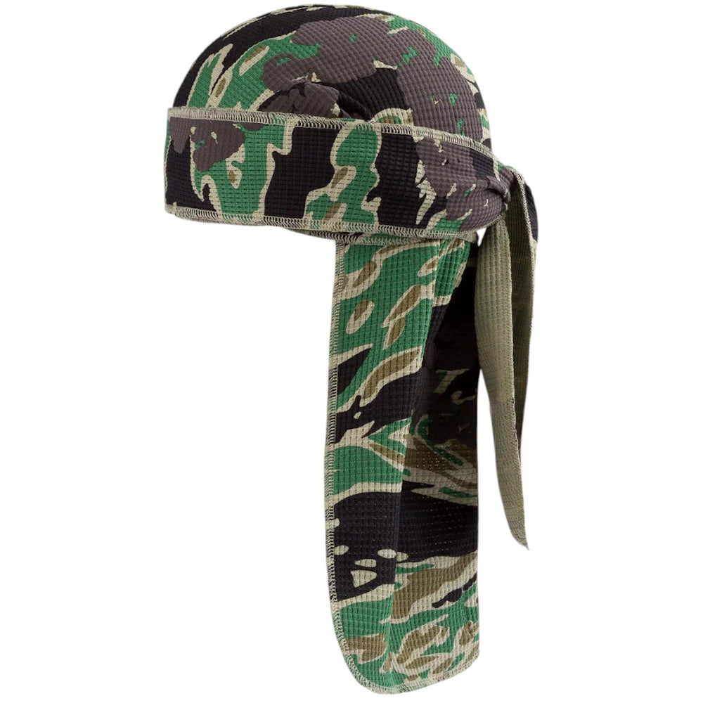 Denim Tears Cotton Wreath Durag Green Camo Accessories