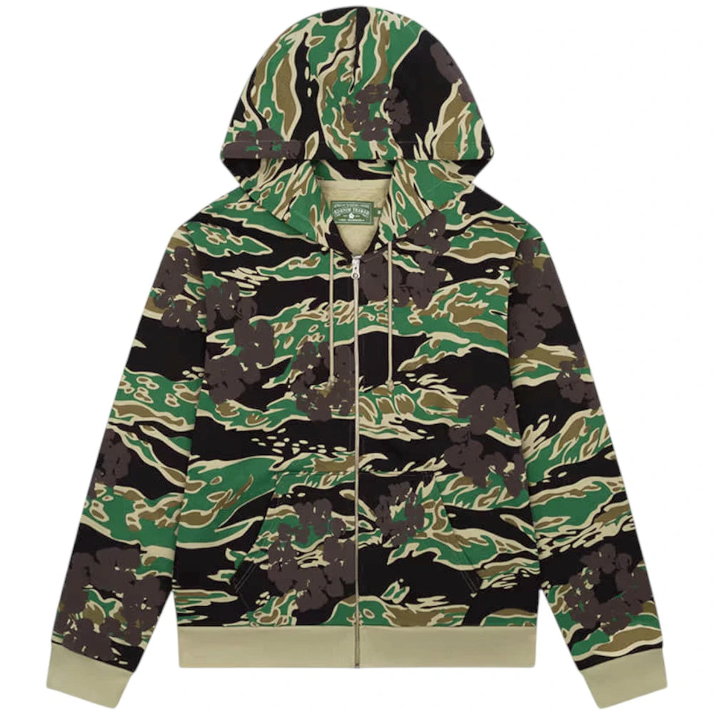 Denim Tears The Cotton Wreath Zip Sweatshirt Multicolor Camo Apparel