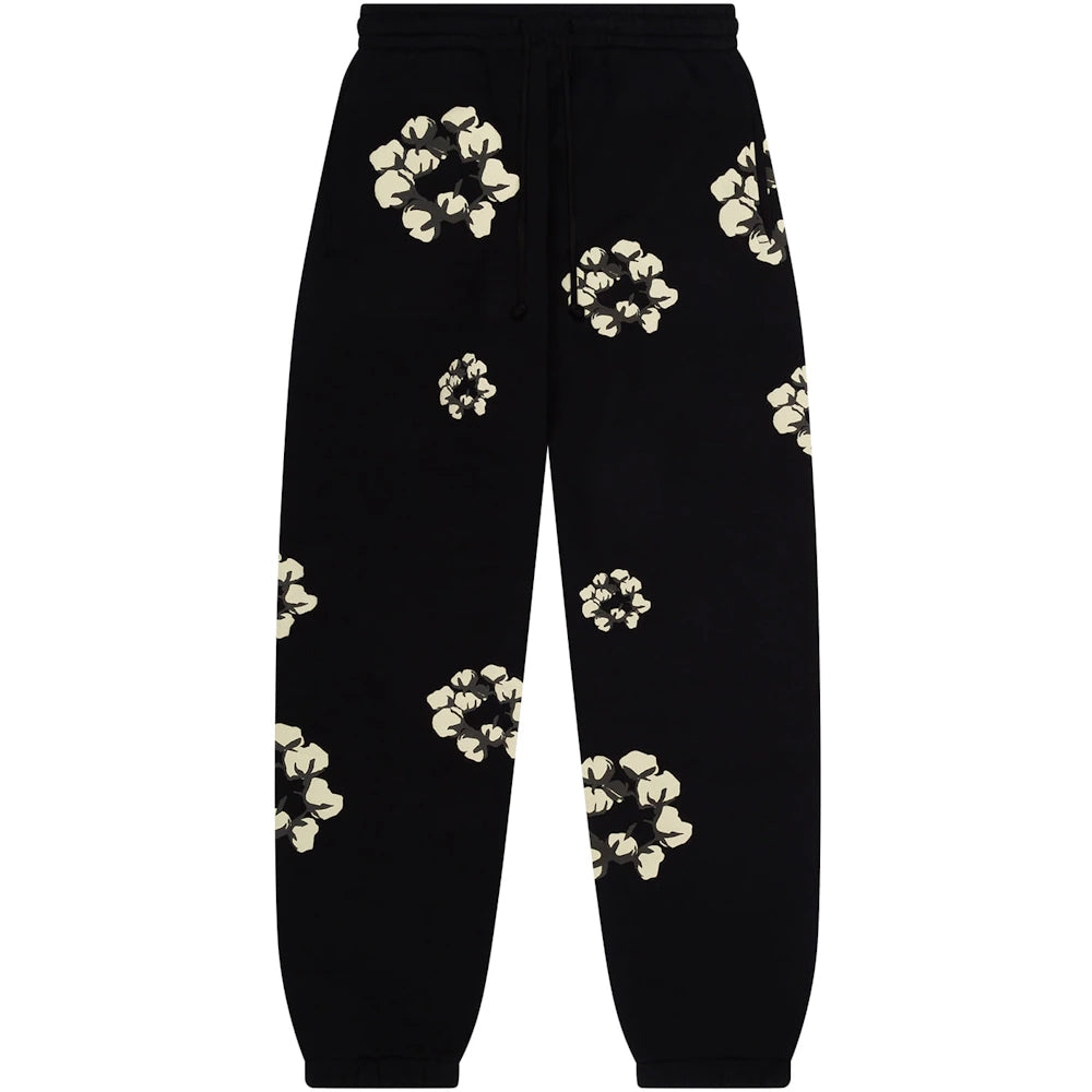 Denim Tears x CPFM Cactus Tears Wreath Sweatpants Black Apparel