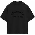 Fear of God Essentials Heavy Jersey Crewneck Tee Jet Black Apparel