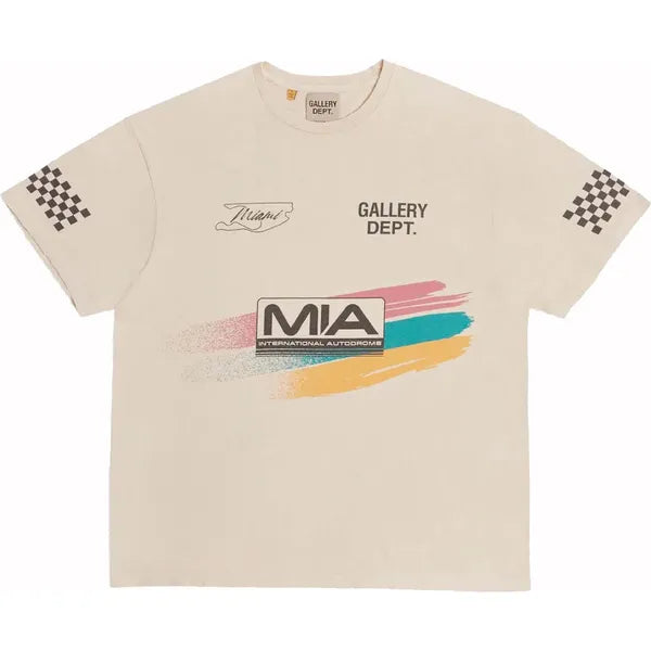 Gallery Dept. x Miami International Autodrone "Miami Grand Prix" MIA Merch Tee Archival White Apparel