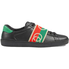 Gucci Ace Elastic Web Interlocking GG Black Sneakers