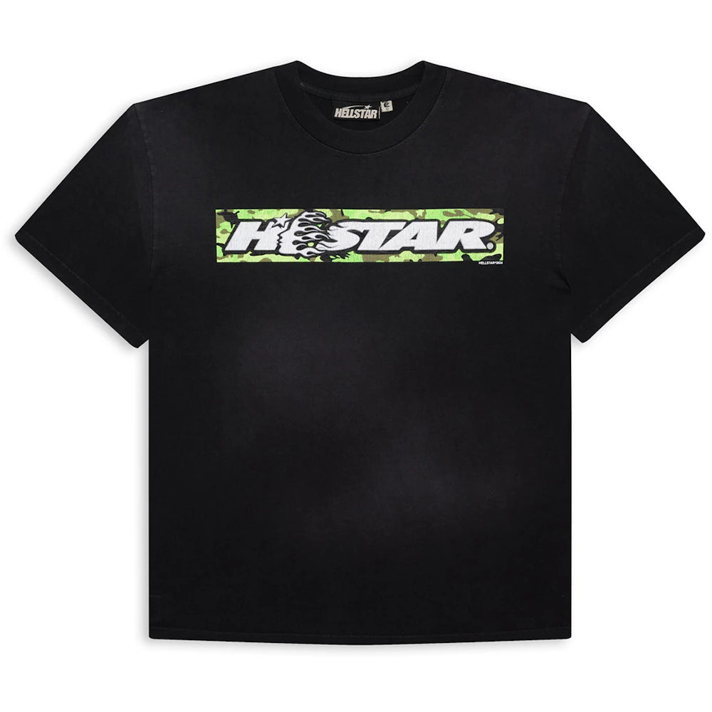 Hellstar Box Logo T-Shirt Green Apparel