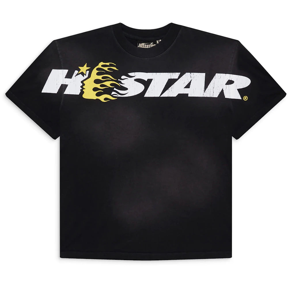 Hellstar Studios Cartoon Logo T-shirt Yellow Apparel