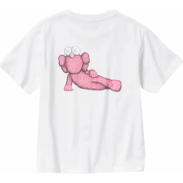 KAWS x Uniqlo Kids UT Short Sleeve Graphic T-shirt (US Sizing) White Apparel
