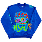 KAWS For Kid Cudi Insano Crewneck Blue Sweatshirts