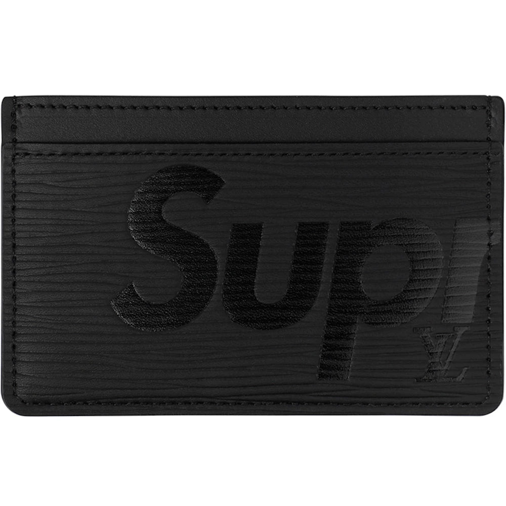 Louis Vuitton x Supreme Porte Carte Simple Epi Black Accessories