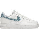 Nike Air Force 1 Low '07 Essential White Worn Blue Paisley (Women's) Sneakers