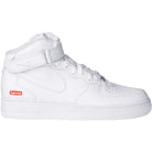 Nike Air Force 1 Mid Supreme White Sneakers