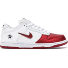 Nike SB Dunk Low Supreme Jewel Swoosh Red Sneakers