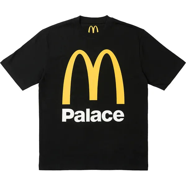 Palace x McDonald's Logo T-shirt Black Apparel