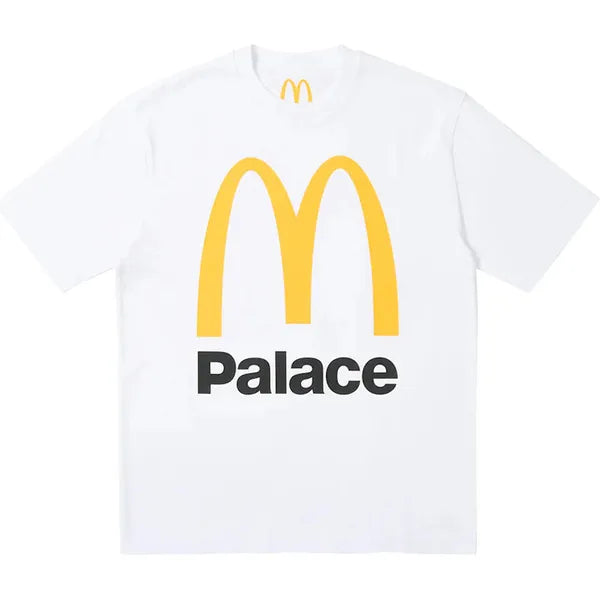 Palace x McDonald's Logo T-shirt White Apparel