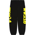 Sp5der Beluga Sweatpants Onyx/Yellow Apparel