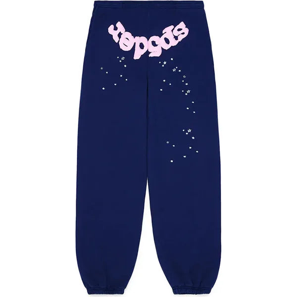 Sp5der OG Web Sweatpants Navy Apparel