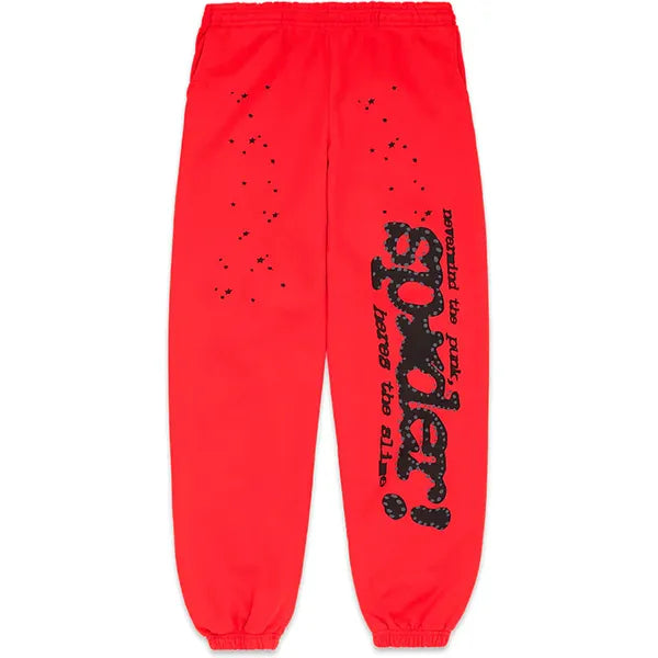 Sp5der P*NK V2 Sweatpant Red Apparel