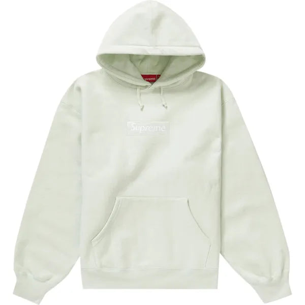 Supreme Box Logo Hooded Sweatshirt (FW23) Light Green Apparel