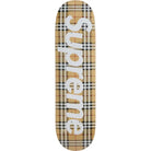 Supreme Burberry Skateboard Deck Beige Collectibles