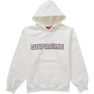 Supreme Collegiate Acronym Hooded Sweatshirt White Apparel