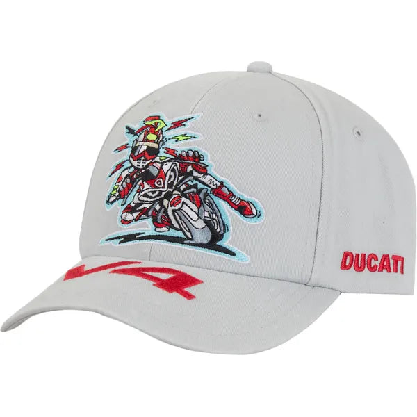Supreme Ducati 6 Panel Hat Grey Accessories
