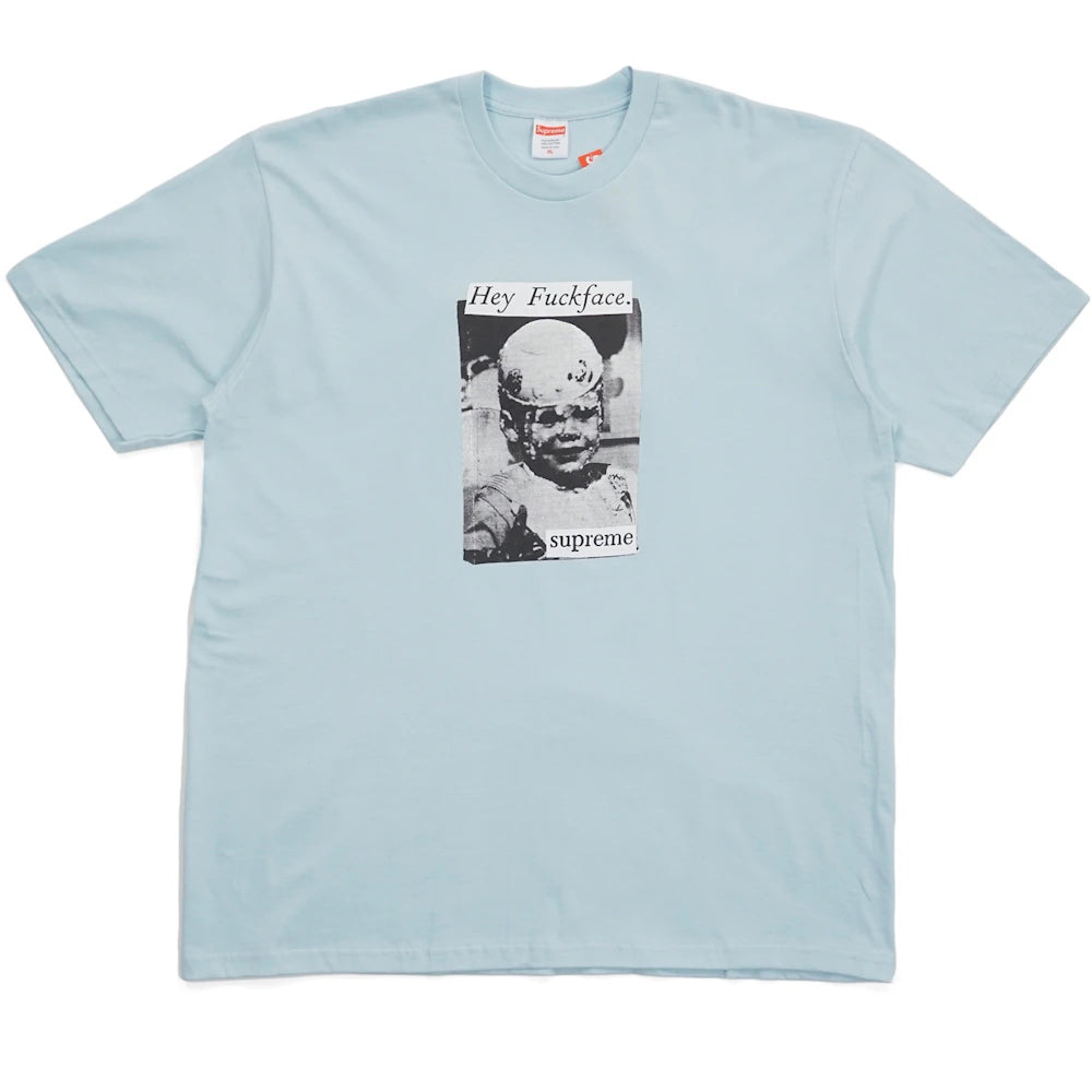 Supreme Fuck Face Tee Pale Blue Apparel