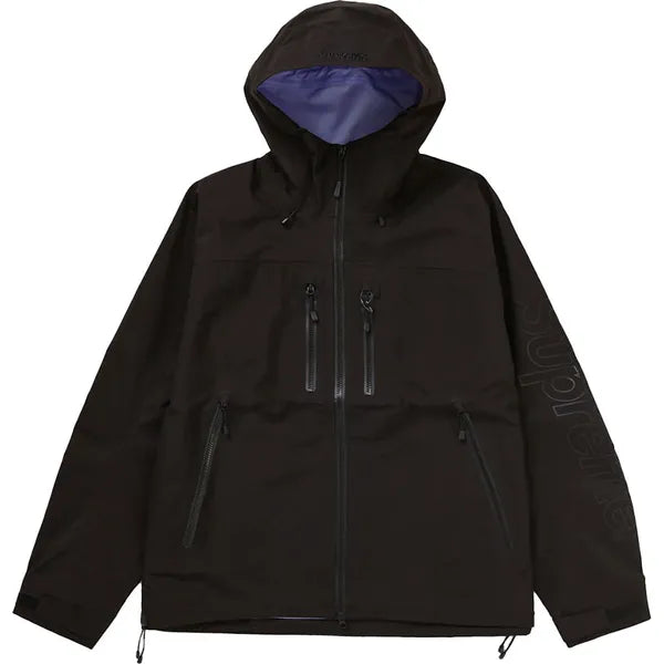 Supreme GORE-TEX Taped Seam Shell Jacket Black Apparel