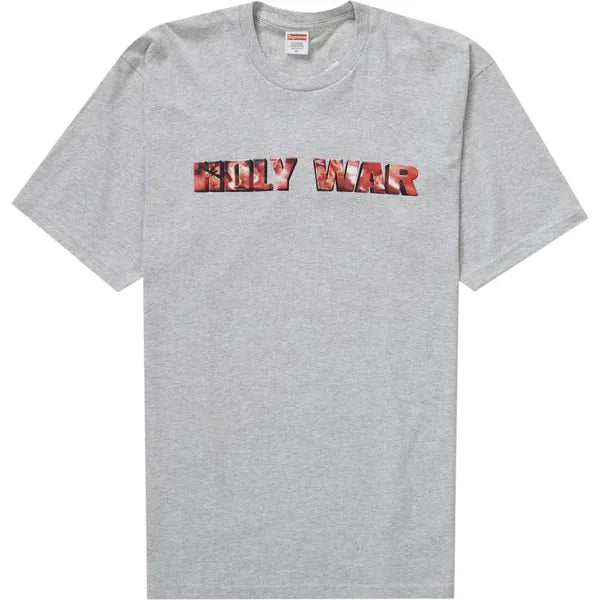 Supreme Holy War Tee Ash Grey Apparel