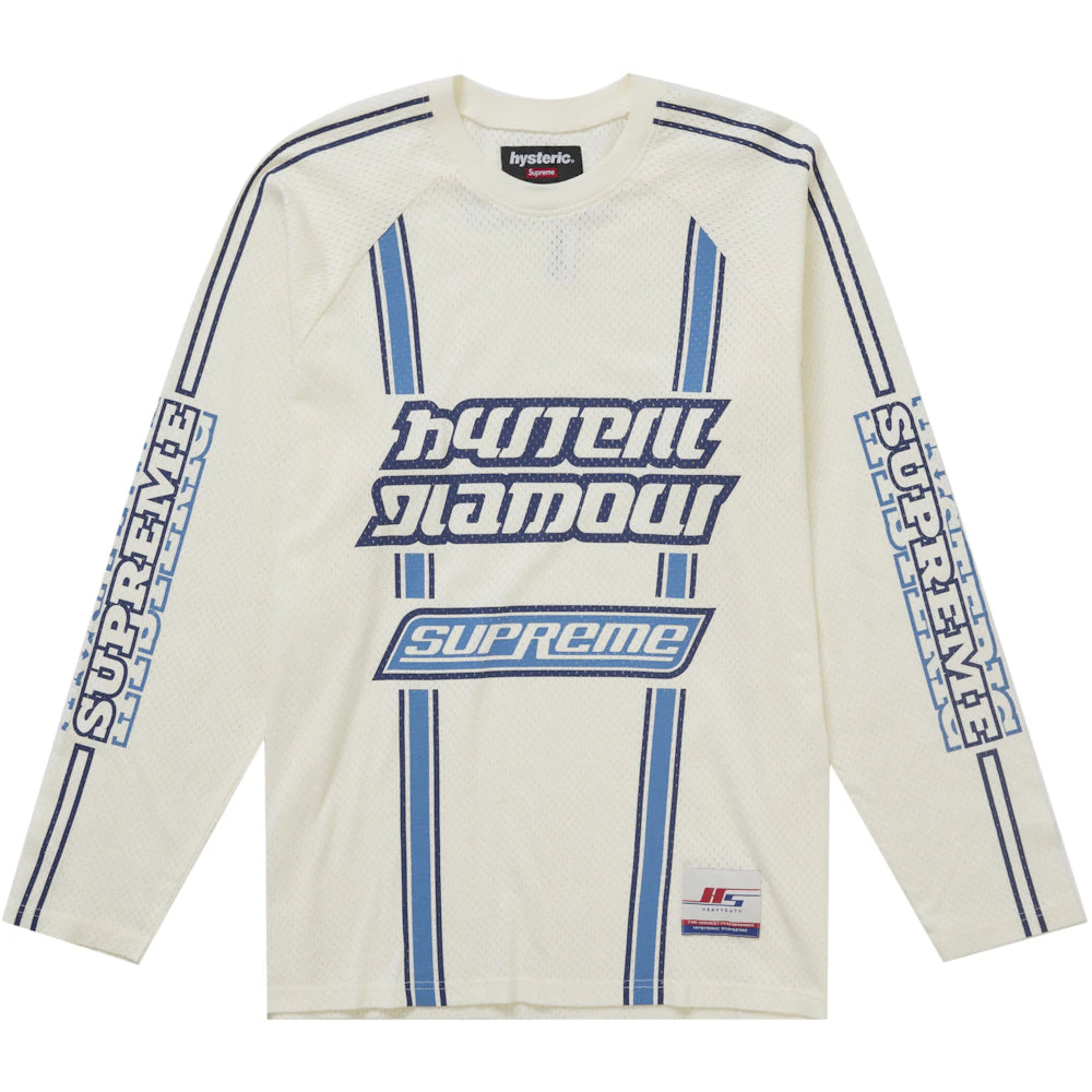 Supreme Hysteric Glamour Mesh L/S Top White Apparel