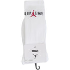 Supreme Jordan Crew Socks White Accessories