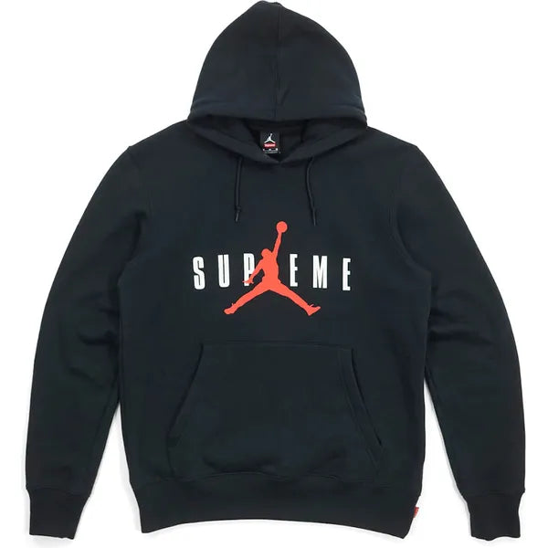 Supreme Jordan Hooded Pullover Black Apparel