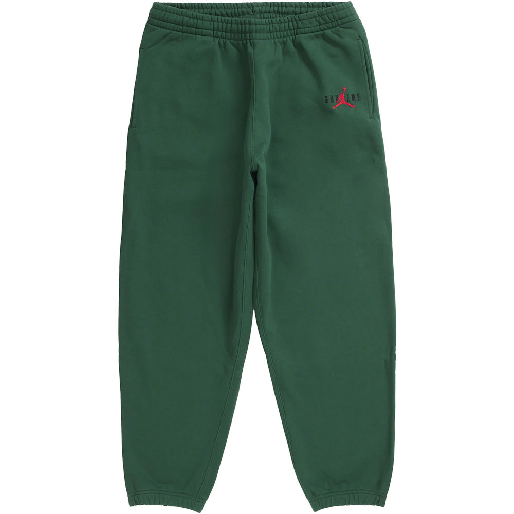 Supreme Jordan Sweatpant (FW24) Green Apparel